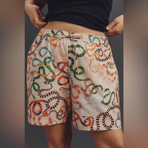NWT! Rachel Antonoff x Anthropologie Timmy Linen Blend Shorts - Size Small 5️⃣